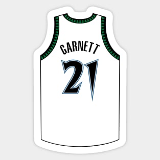 Kevin Garnett Minnesota Jersey Qiangy Sticker